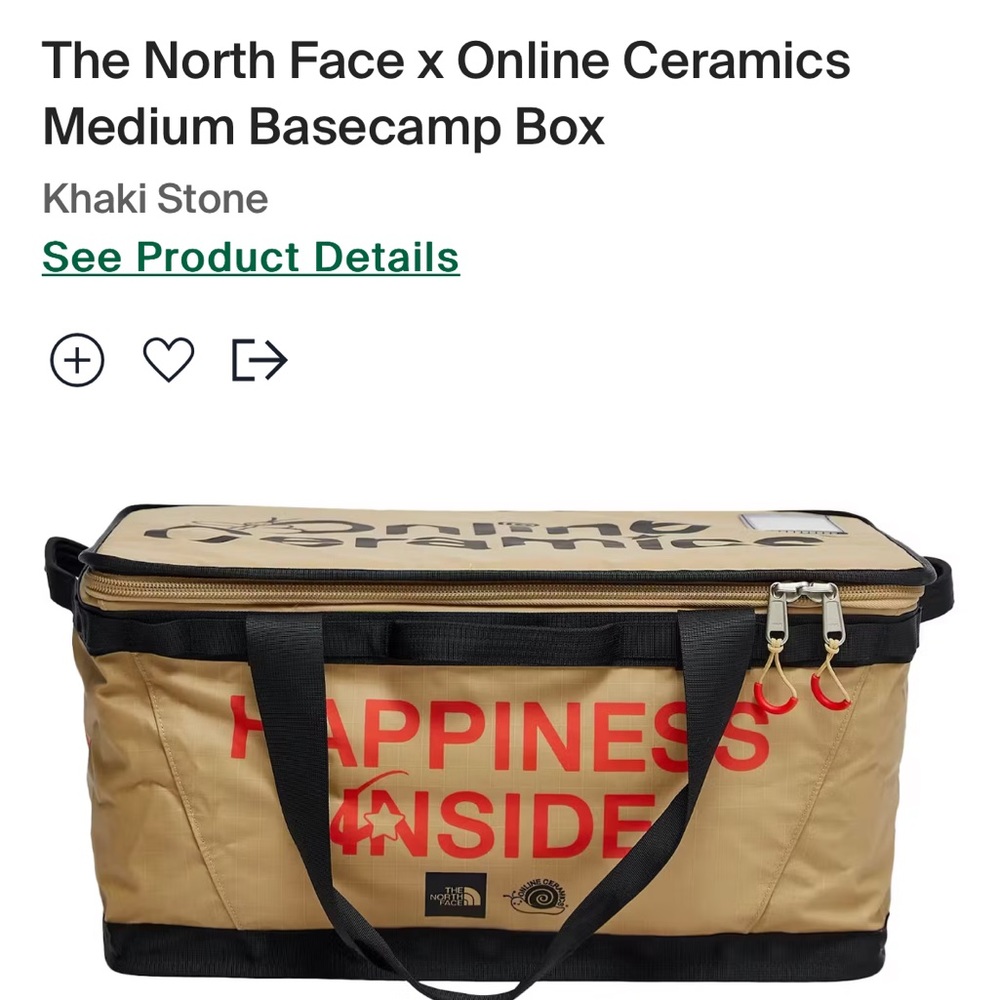 The North Face x Online Ceramics Medium Basecamp Box